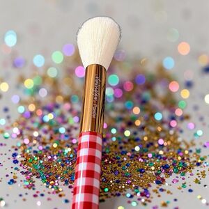 SLMISSGLAM  Gingham Face Brush Brand New MSRP $28